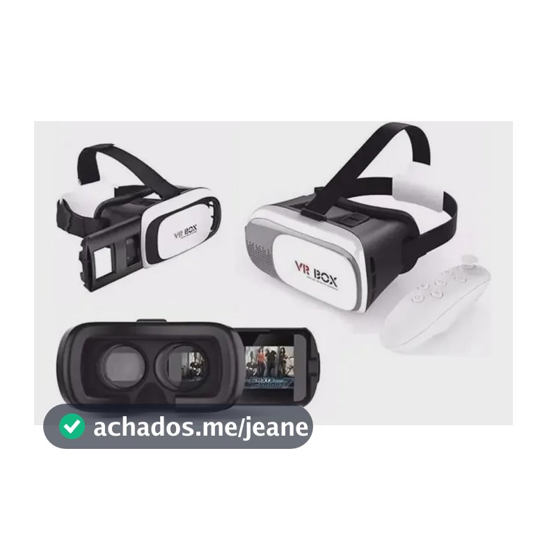 Óculos Vr Box 2.0 Realidade Virtual + Controle Bluetooth