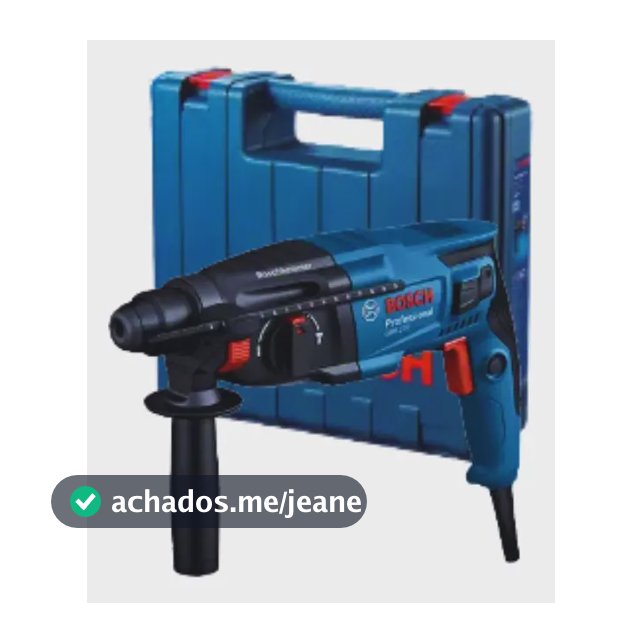 Martelete Gbh 220 Bosch 220v 720w Com Maleta Azul 220v