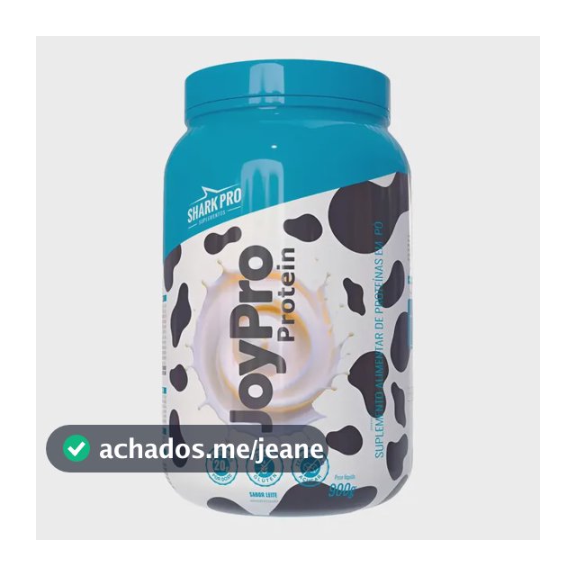 Whey Joypro Shark Pro 900g Proteína Com Colágeno E Vitaminas Leite