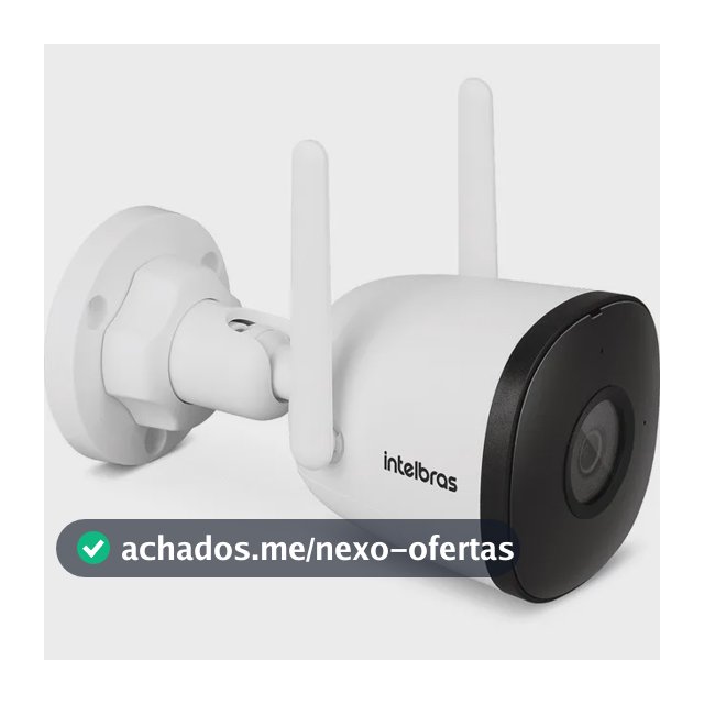 Câmera Inteligente Intelbras iM5SC con Wi-Fi Full HD color Branca