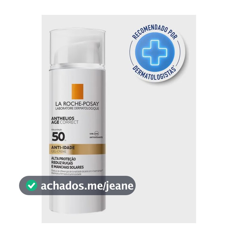 Protetor Solar Anthelios Age Correct FPS 50 Oil Free Anti Rugas Sem Cor 50g La Roche-Posay