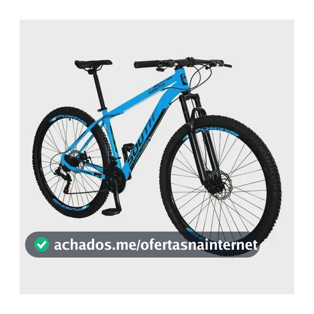 Bicicleta Unissex Legend Quadro 19 Aro 29 Mtb 21 Vel Southbike Azul