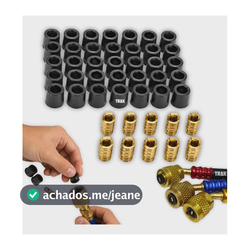 Kit Reparo 30 Borrachas 10 Pinos Mangueira Manifold 1/4 Trak