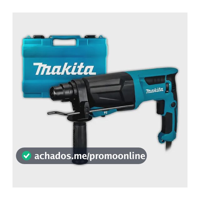 Martelete Combinado 800w Sds Plus Hr2670 Profissional Makita Cor Azul-turquesa