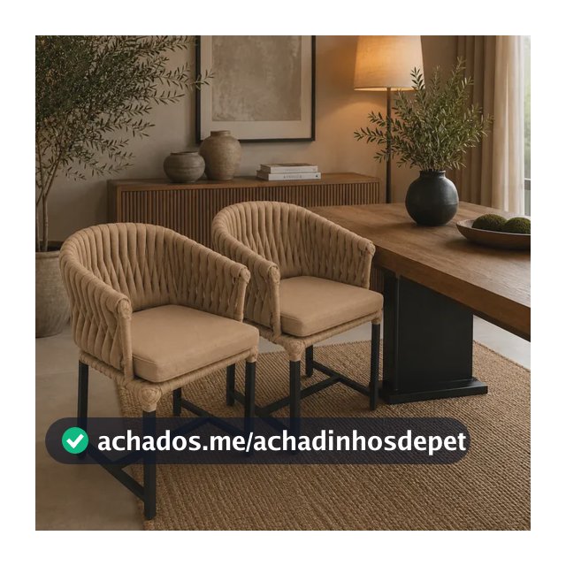 Kit 2 Poltronas Jardim Varanda Corda Náutica Premium !!!