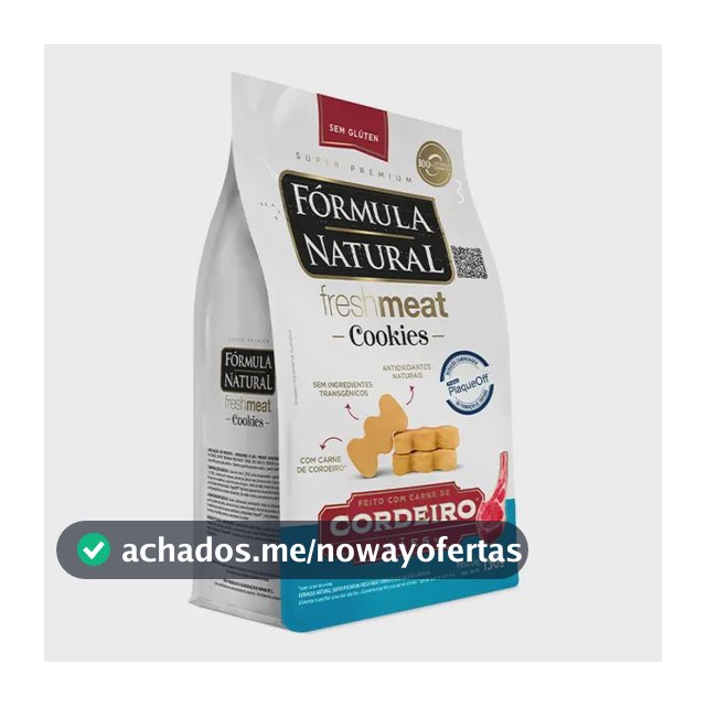 Fórmula Natural Freshmeat Cookies Sabor Cordeiro 150g
