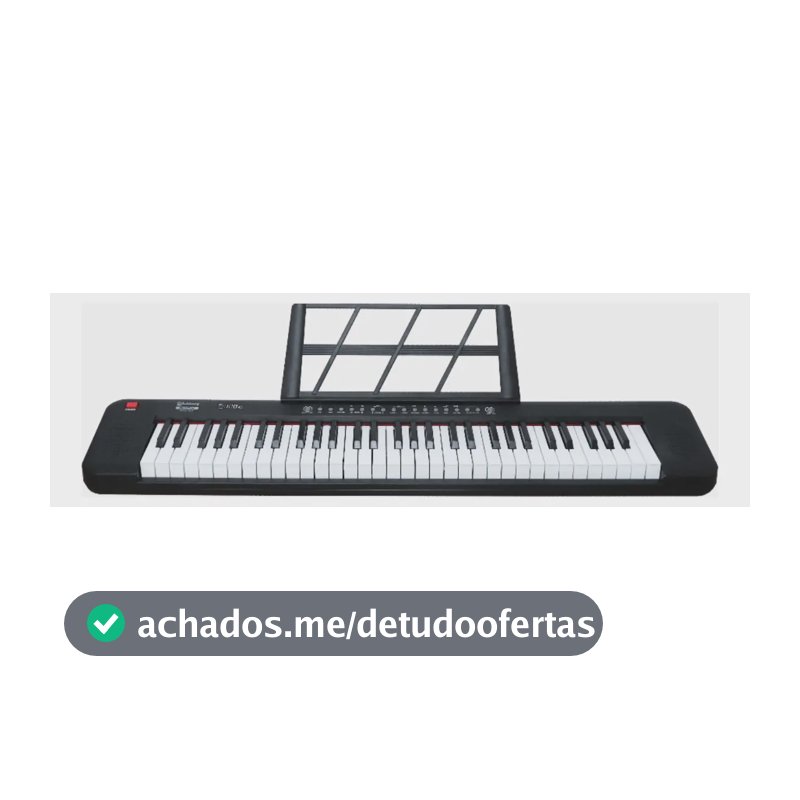 Teclado Musical Waldman Classtone Wts-100 61 Teclas Cor Preto