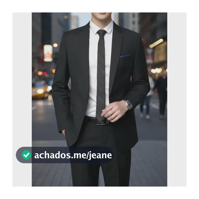 Terno Slim Microfibra Gabardine - Blazer + Calça - Italiano