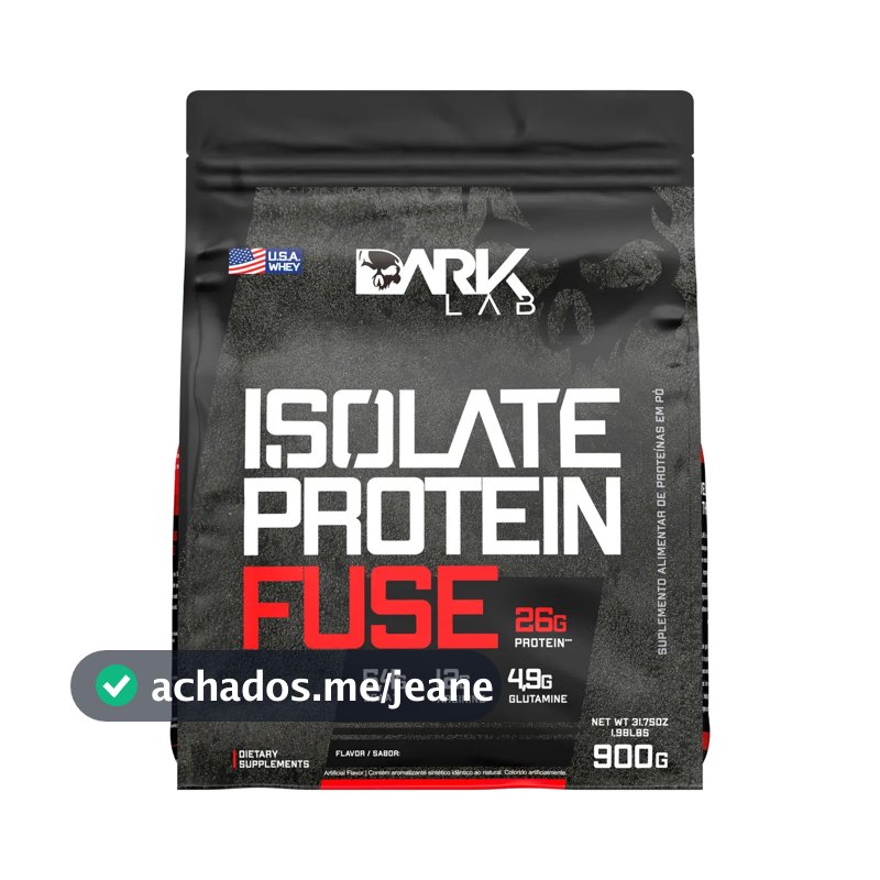 Whey protein Dark Lab Isolate Fuse em pó sabor Morango x 900g