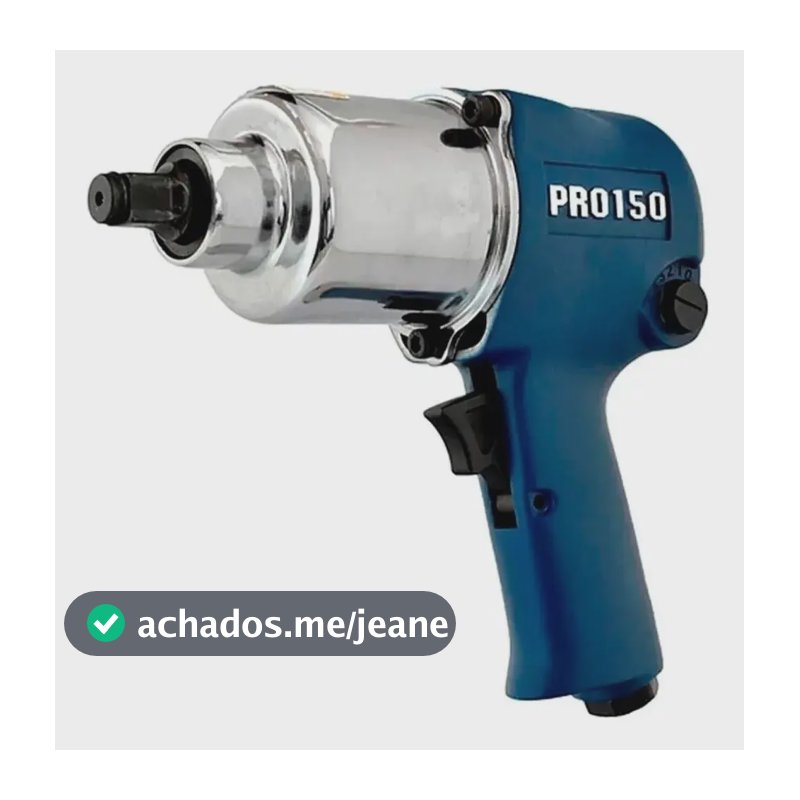 Chave De Impacto Pneumatico 1/2 Polegadas 8000rpm Pdr Pro150