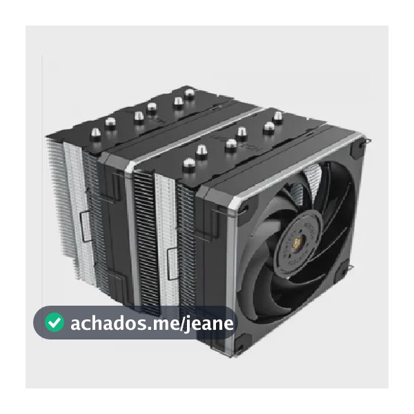 Cooler Para Processador Montech Metal Dt24 Base, 120mm, Novo Preto