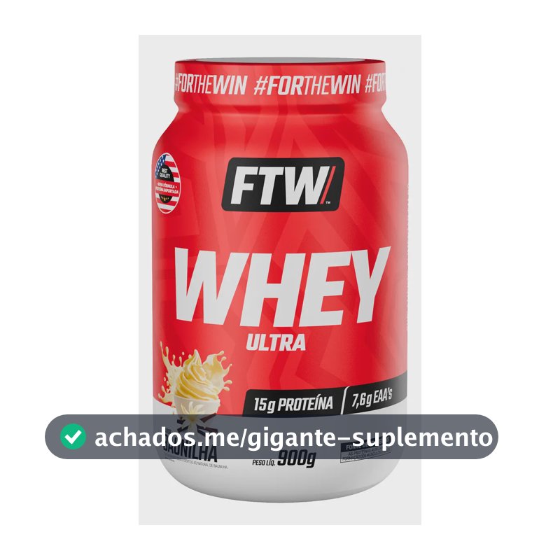 Whey protein FTW em pó sabor Baunilha x 900g