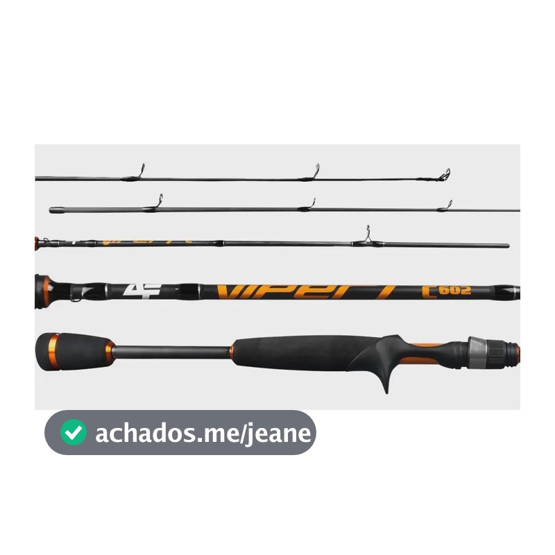Vara De Carretilha Carbono Viper 1.80m 17lbs Albatroz