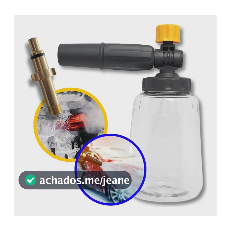 Snow Foam Manual Canhão De Espuma 1 Litro Para Lavadoras Wap