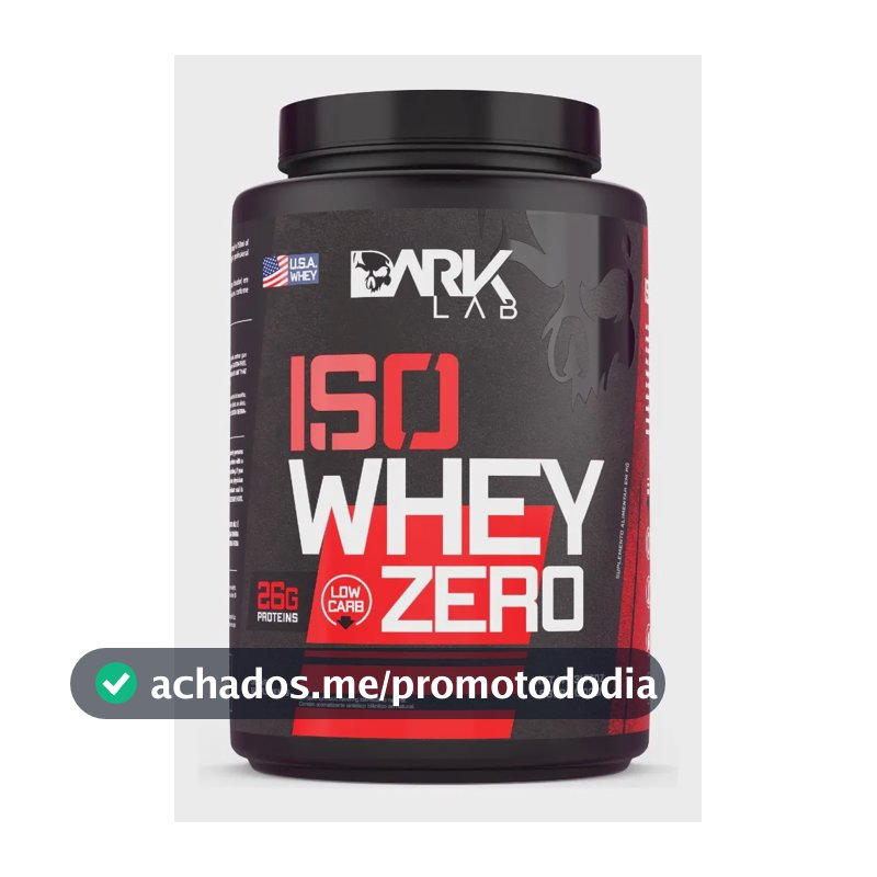 Whey Isolado Zero Carb 900g Morango - Dark Lab (Low Carb)