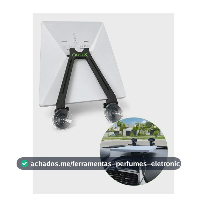 Suporte De Painel Starlink Mini Com Ventosas Antimulta Preto