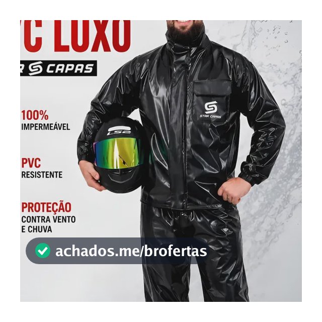 Capa De Chuva Motoqueiro Conjunto Emborrachado Impermeável