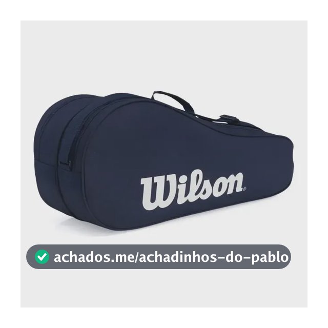 Raqueteira Wilson Advantage 6pk Azul-marinho Azul-escuro