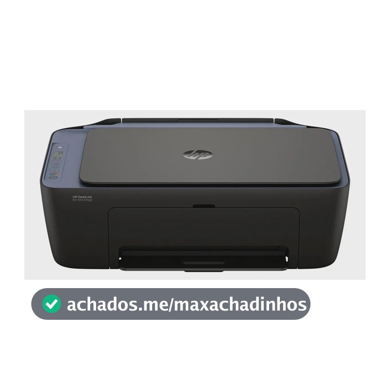 Impressora Multifuncional HP DeskJet Ink Advantage 2975 Colorida 1 USB 2.0 de alta velocidade Wi-Fi de banda dupla - 100 a 240 VCA - AJ4Y4A#AK4