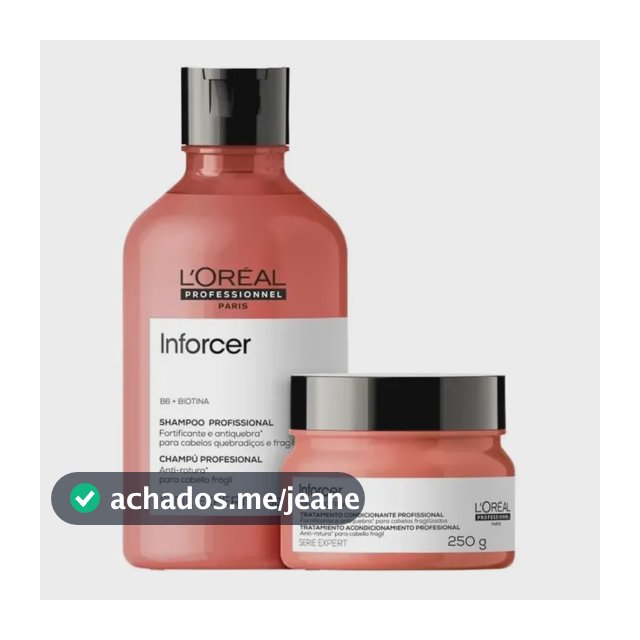 L'oréal Professionnel Inforcer Kit Shampoo 300ml e Máscara 250ml