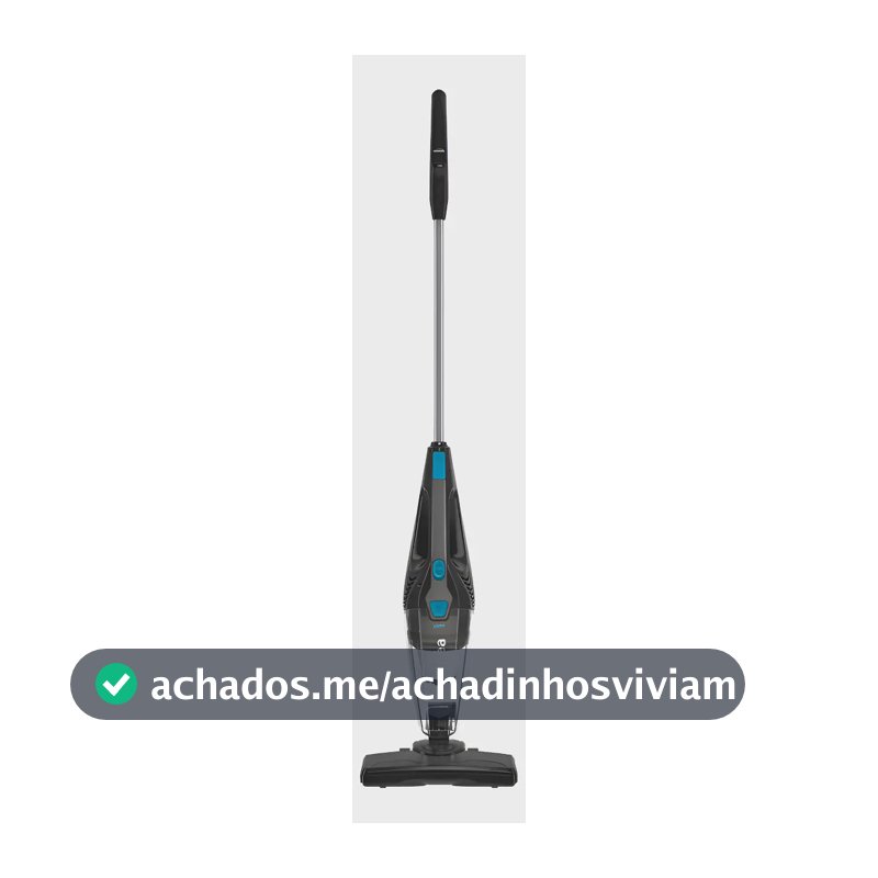 Aspirador de Pó Vertical Midea, 1350W, 2 em 1, cabo de 5M, Preto e Azul