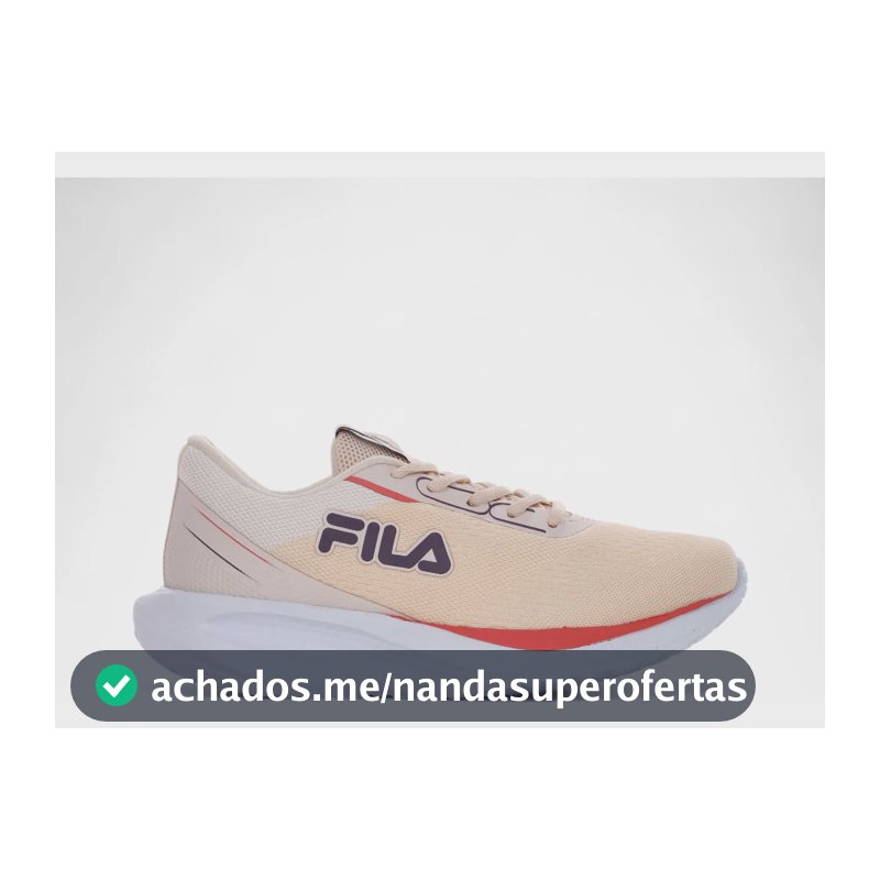 Tênis Fila Rise Up Corrida Running Caminhada Amortecimento Rosa 36 Br