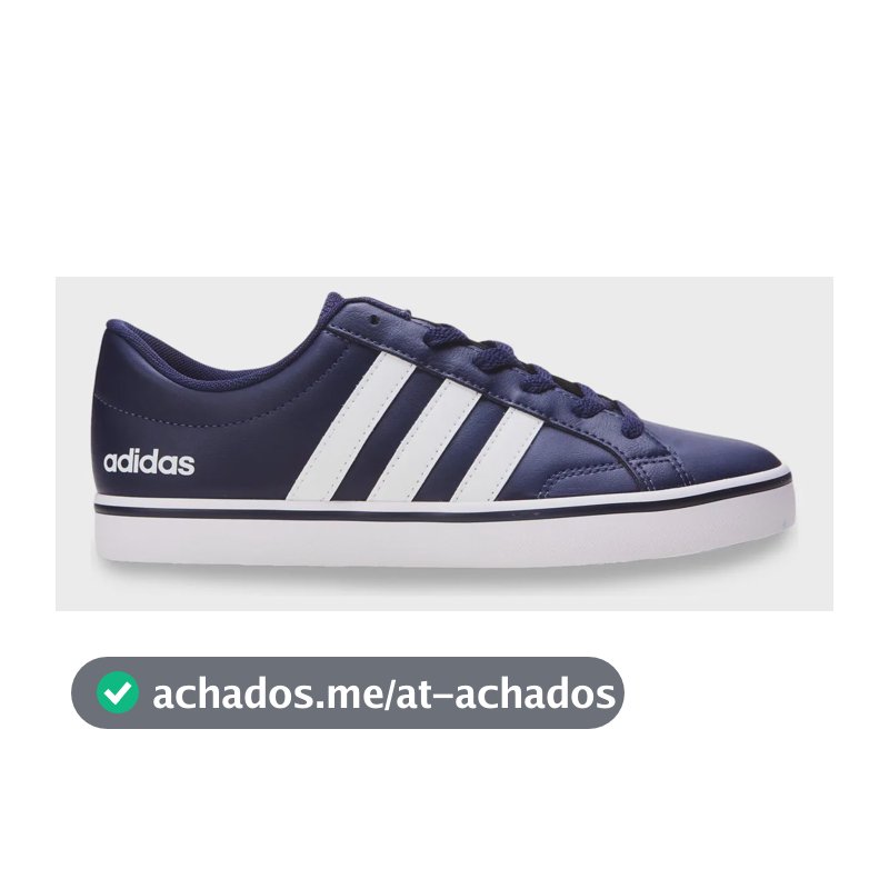 Tênis Masculino Vs Pace 2.0 adidas Ftwwht/cblack/ftwwht Liso