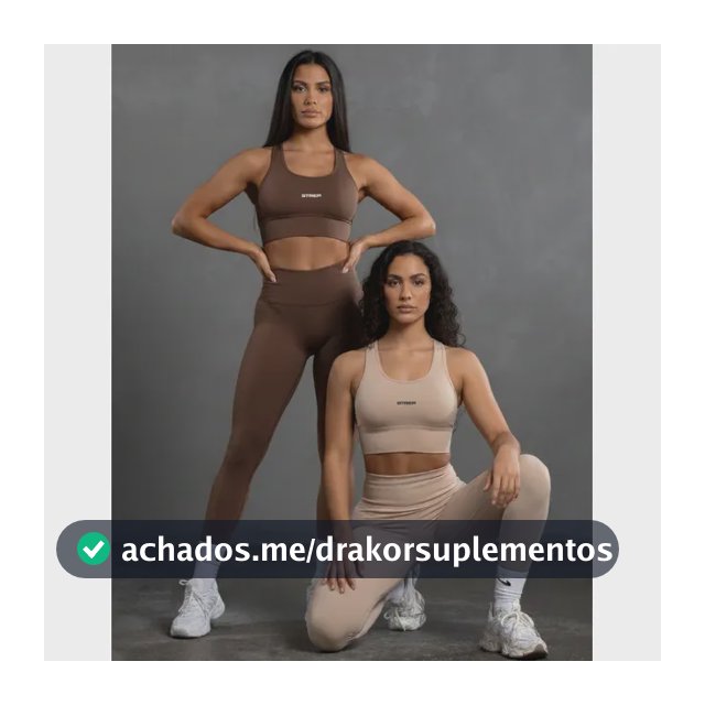 Kit 2 Conjunto Feminino Fitness Calça Leg Com Top