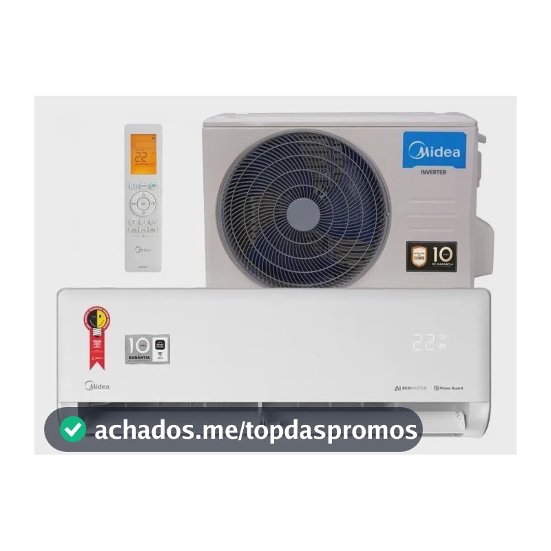 Ar Condicionado Inverter Midea Ecomaster 12000 Btu Frio 220v Branco 220v 15669715