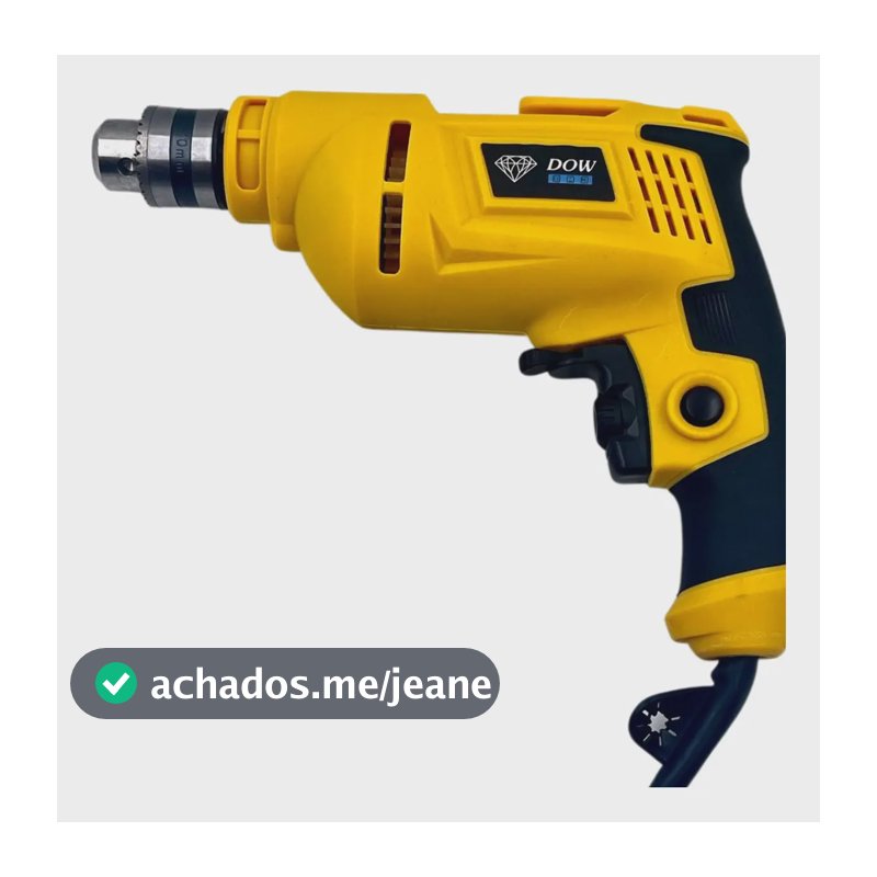 Furadeira E Parafusadeira  850w Mandril Chave 10 Mm 220v Amarelo 220v