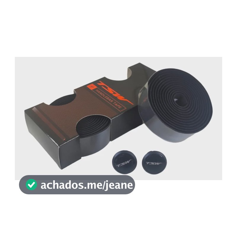 Fita Guidão Eva Speed Road Super Macia Leve Tsw Cores Cor Preto Desenho N/a