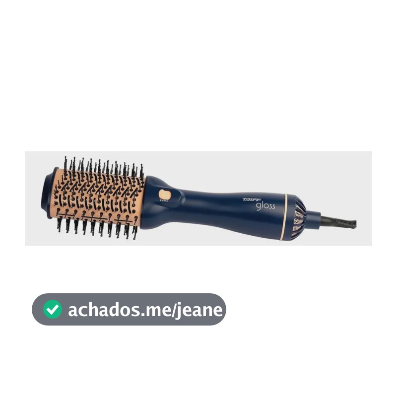Taiff Escova Secadora Gloss Blue 1200w Bivolts Cor Azul
