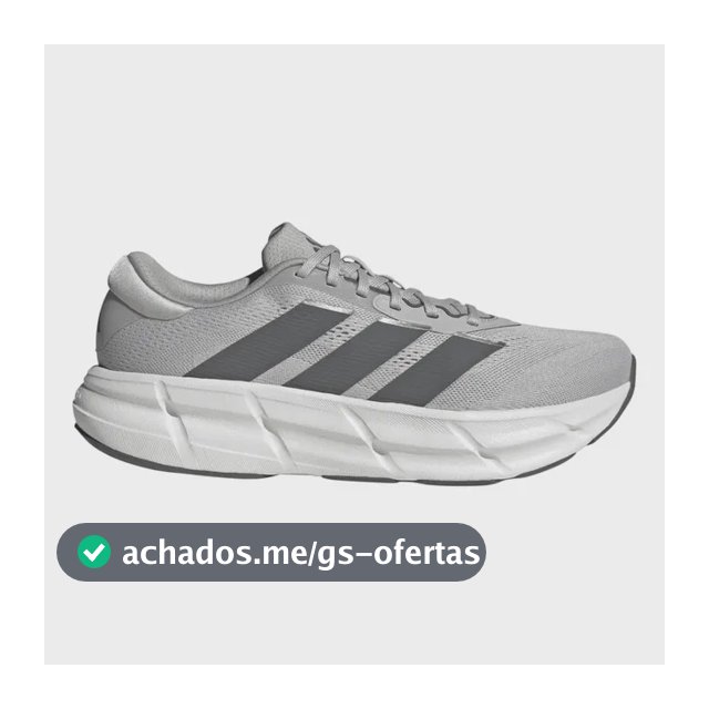 Tênis De Corrida Masculino Questar 4 adidas Cinza Liso 42 Br