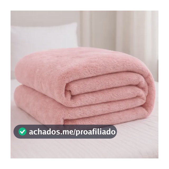 Coberta Manta Soft Casal Microfibra Anti-alérgica Dupla Face