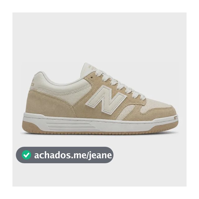 Tenis New Balance 480 Low Masculino Bege Lisa 42 Br