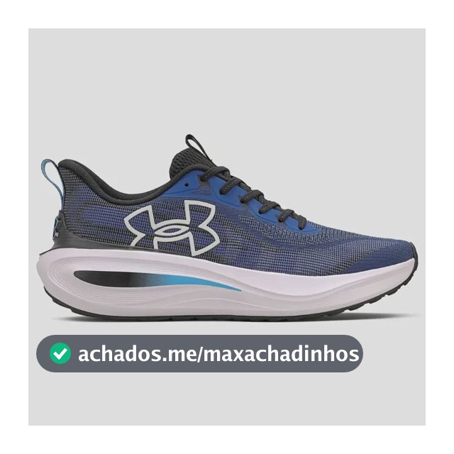 Tênis Masculino Charged Skyline 5 Under Armour Azul Liso 41 Br