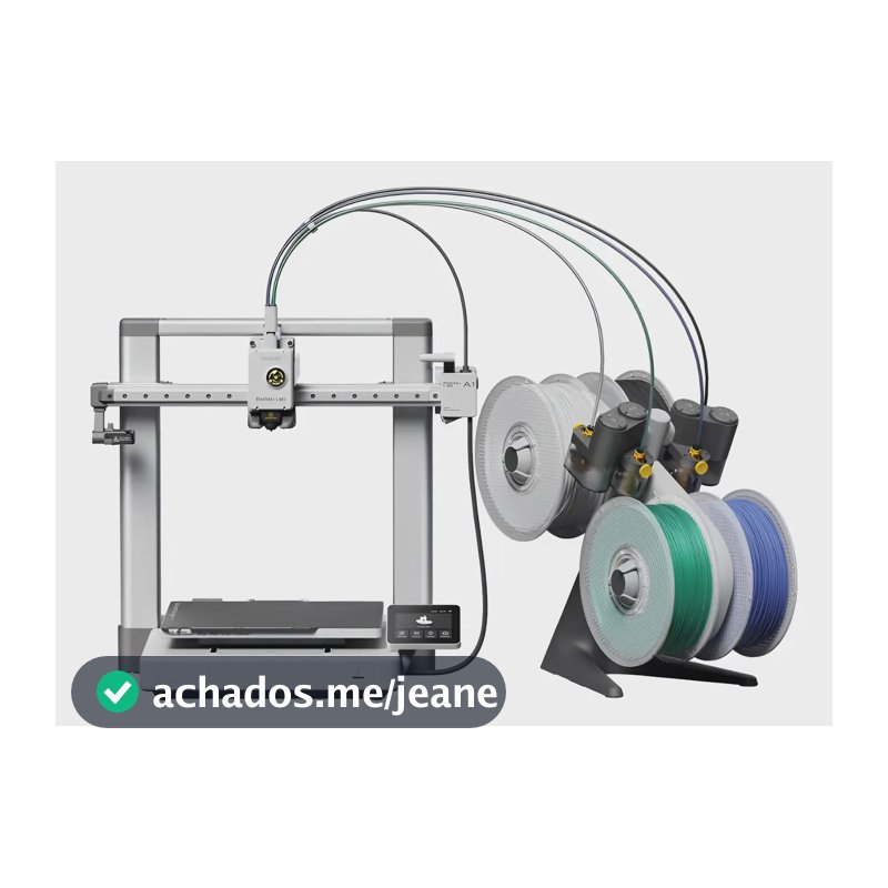 Impressora 3d Fdm Bambu Lab A1 + Ams Lite ( Combo ) 127/220v Prateado