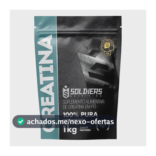 Creatina Soldiers Nutrition em pó Sem sabor x 1kg