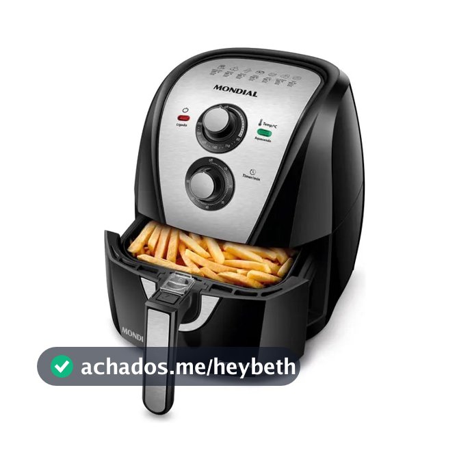 Fritadeira Sem Óleo Air Fryer 4L, Mondial, 1500W - AFN-40-BI