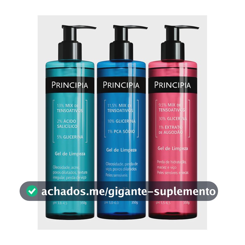 Principia Kit Trio Limpeza Facial Personalizada
