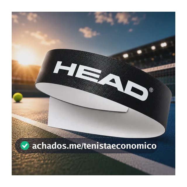 Protetor De Cabeça Para Raquete Tenis Beach Head Original Preto