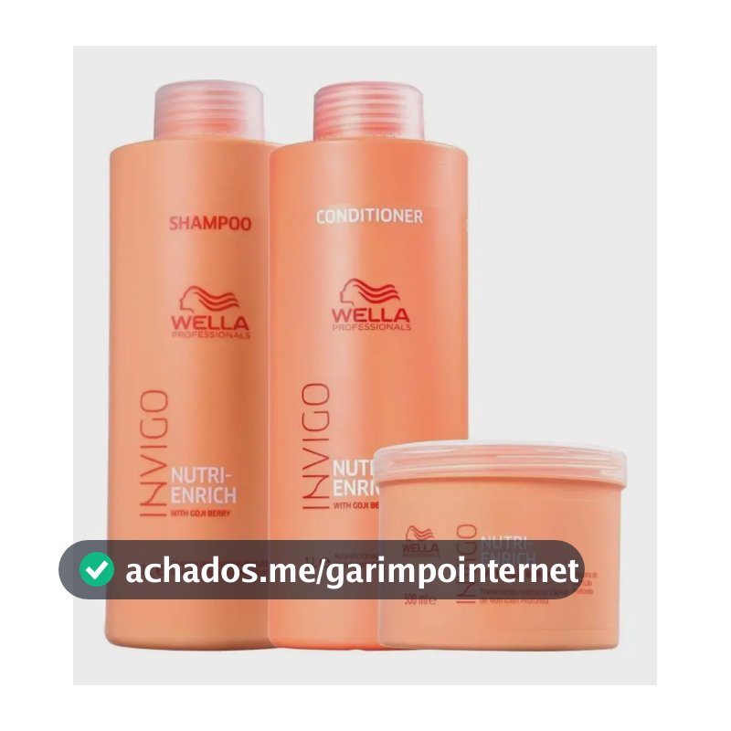 Wella Invigo Nutri Enrich Kit Sh + Cond + Másc. Original