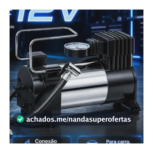 Compressor Portátil Verunto Digital 150psi USB Type-C para Carro e Moto