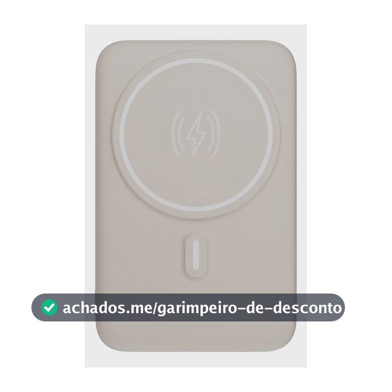 Carregador Portátil Power Bank Indução 10.000 Magsafe com suporte dobrável Geonav