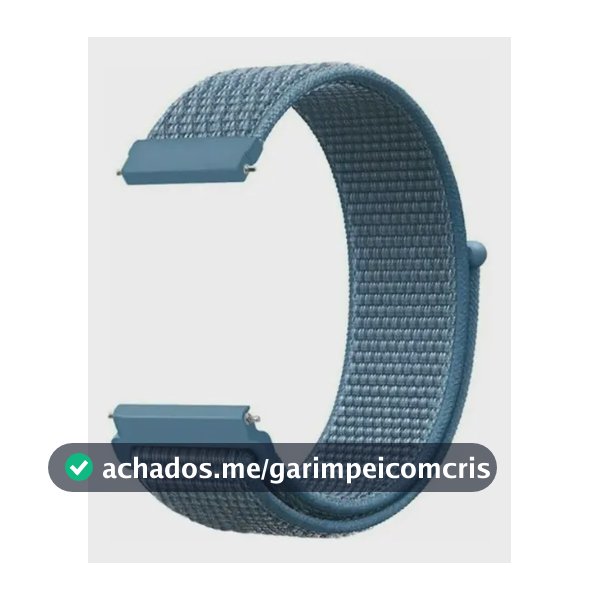 Pulseira Bight Compatível Qcy Watch Gts E Gtc Amazfit Pop 3s Cor Azul Cape Cod