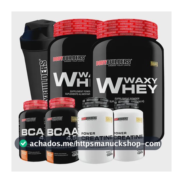Whey Protein Concentrate Bodybuilders em pó sabor Chocolate x 2.7kg de 7 un