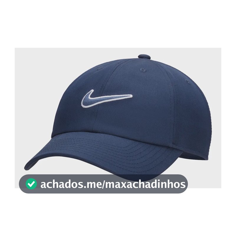 Boné Nike Club Swoosh Unissex Cor Azul-escuro Tamanho G/gg