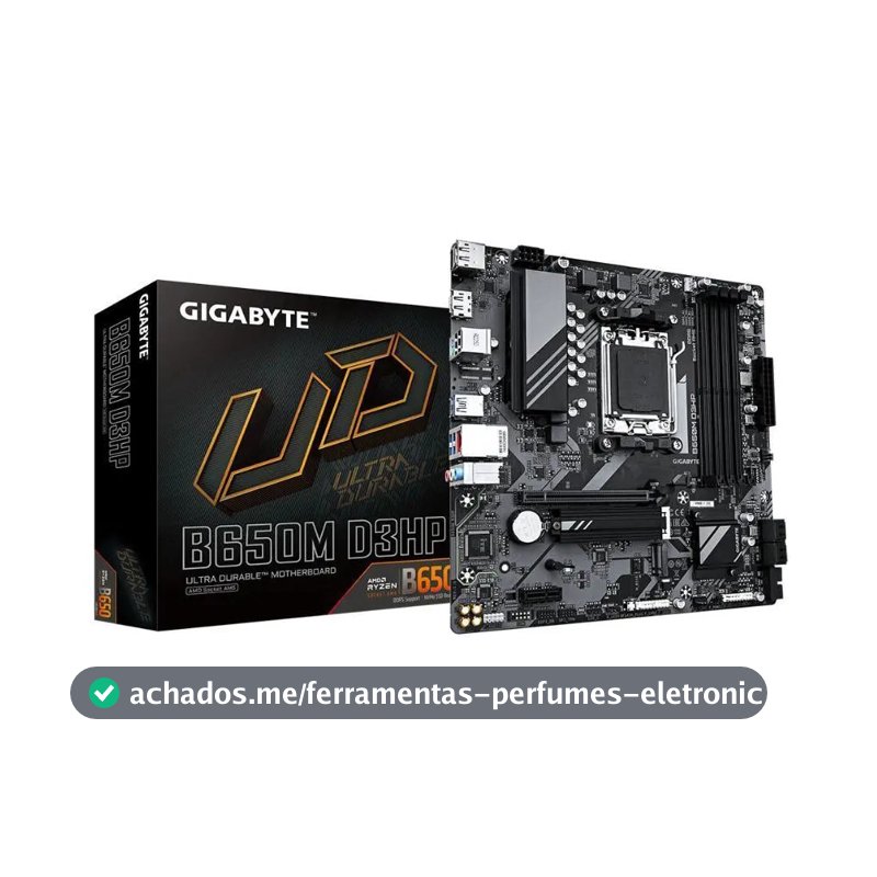 Placa Mãe Gigabyte B650m D3hp - Soquete Am5 - Micro Atx