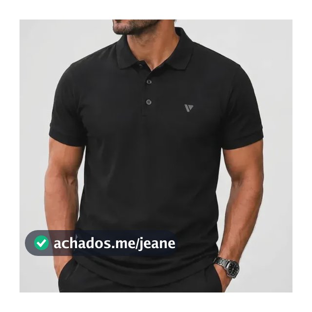 Camisa Gola Polo Masculina Voker Piquet Algodão