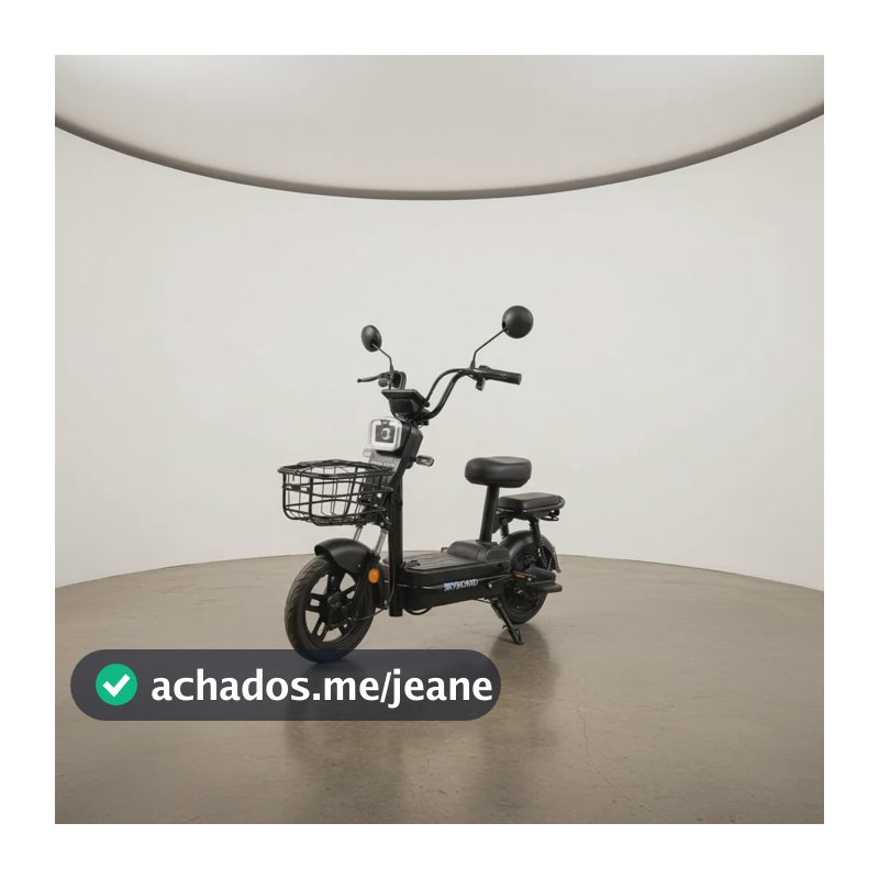 Bicicleta Elétrica Skyboard 48v-21ah 60km Nfc 2027 Novo Preto 14